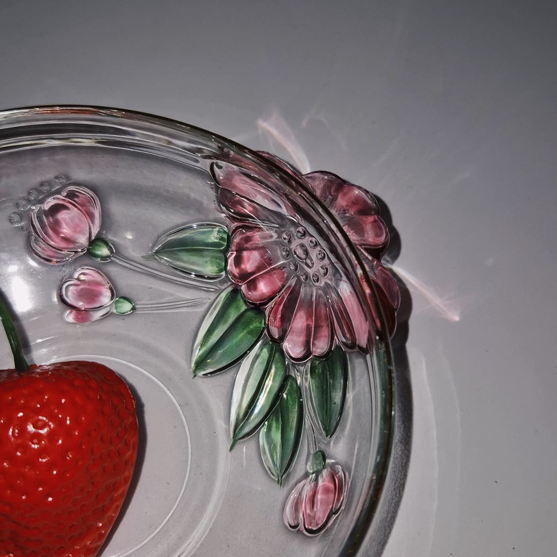 90s 소가 레트로 컬러 동백꽃 캔디볼 트레이 1p 상품이미지9