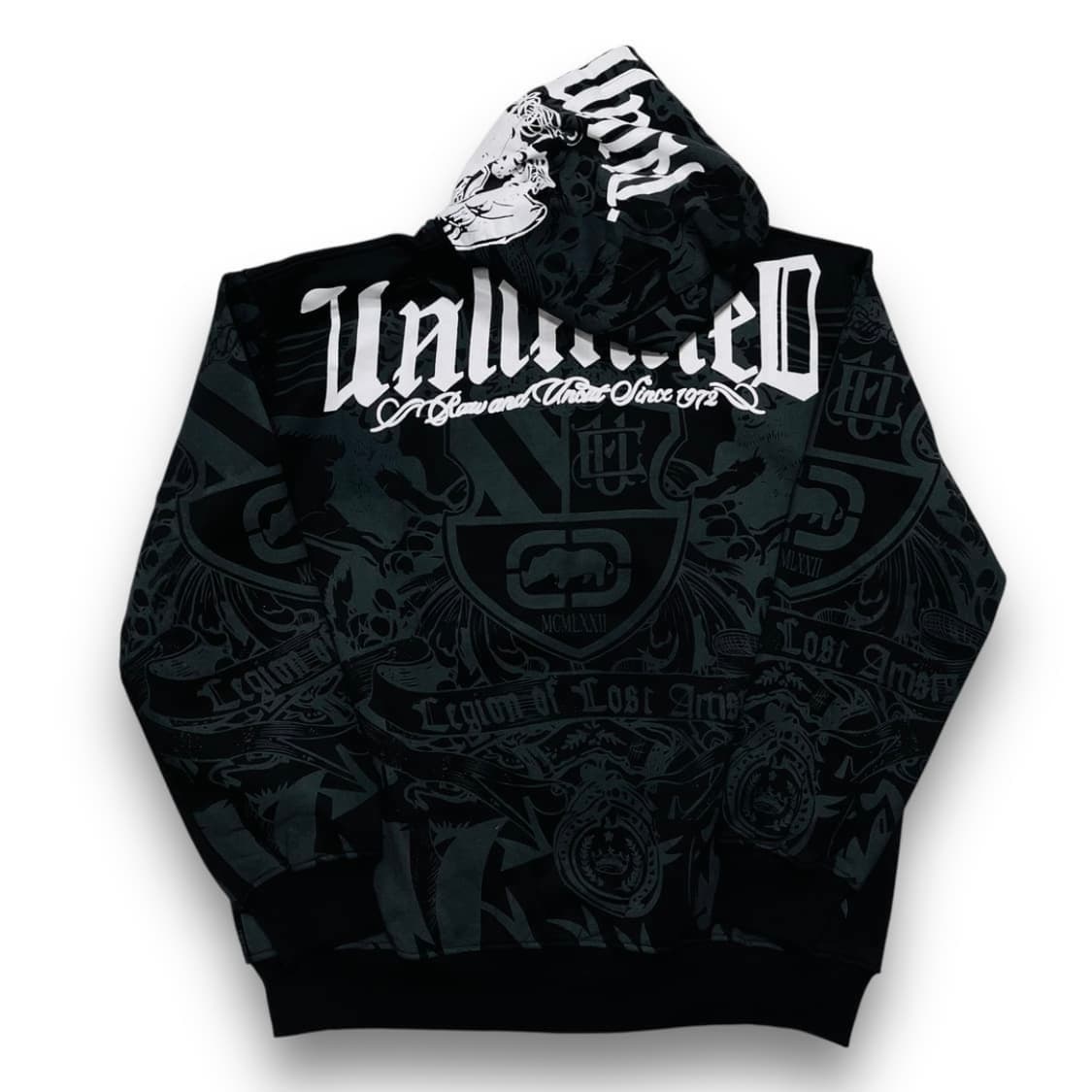 펑크 에코 언리미티드 트라이벌 타투 후디 집업 상품이미지3