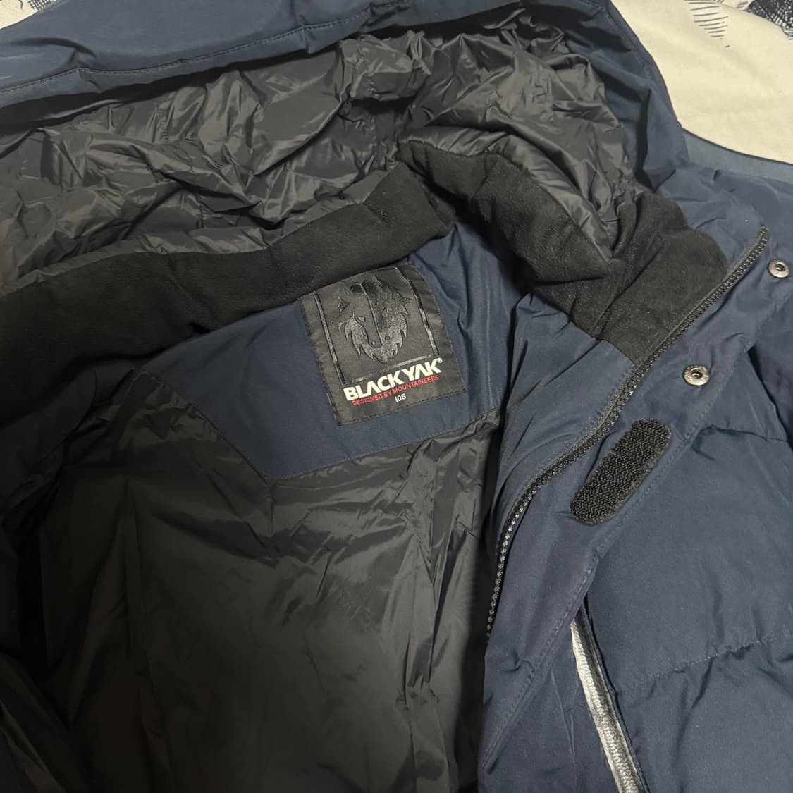 블랙야크 구스다운 롱패딩 105 사이즈  상품이미지3