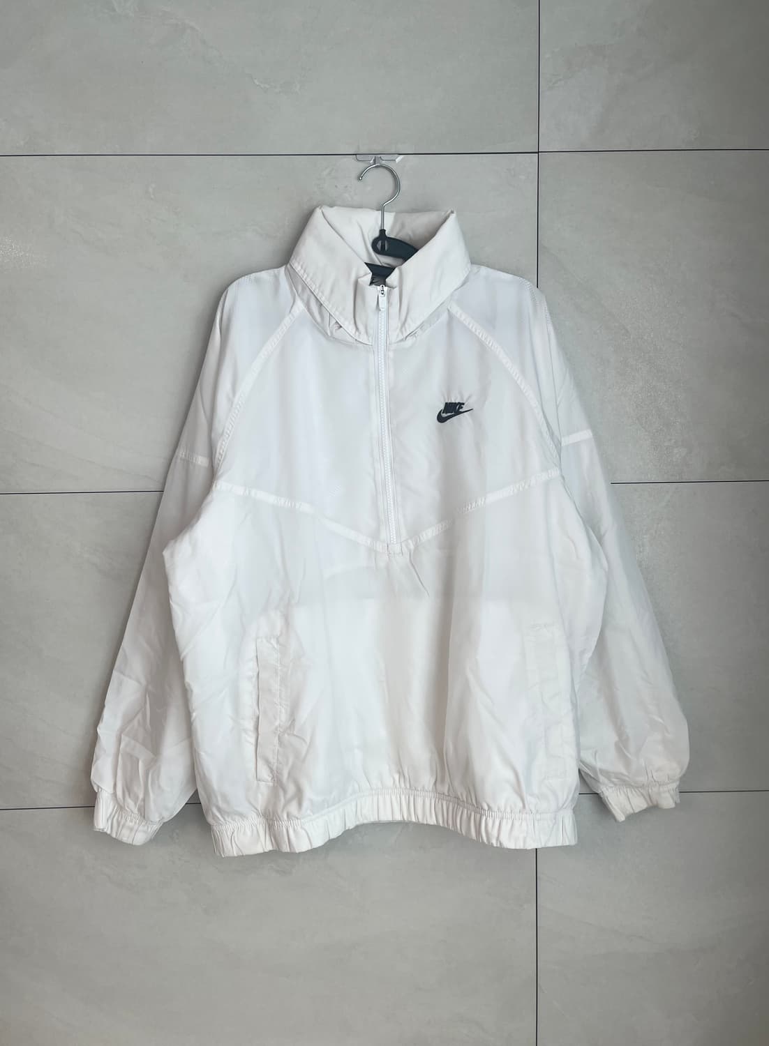 나이키 윈드러너 언라인드 아노락 바람막이 화이트 [L] 상품이미지1