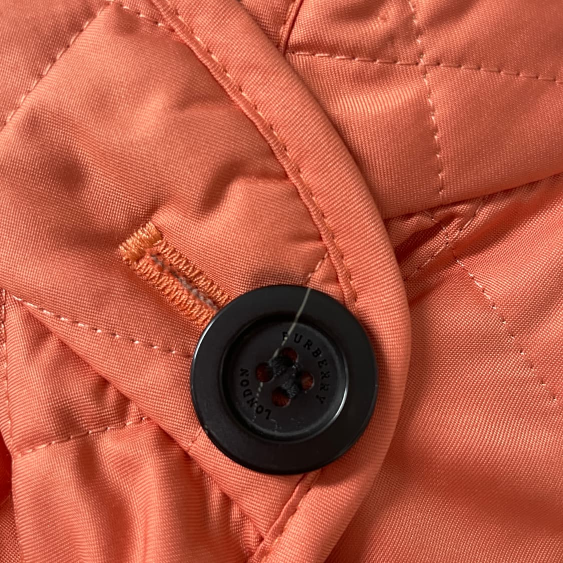 버버리 퀄팅 자켓 오렌지 M(W) 상품이미지4