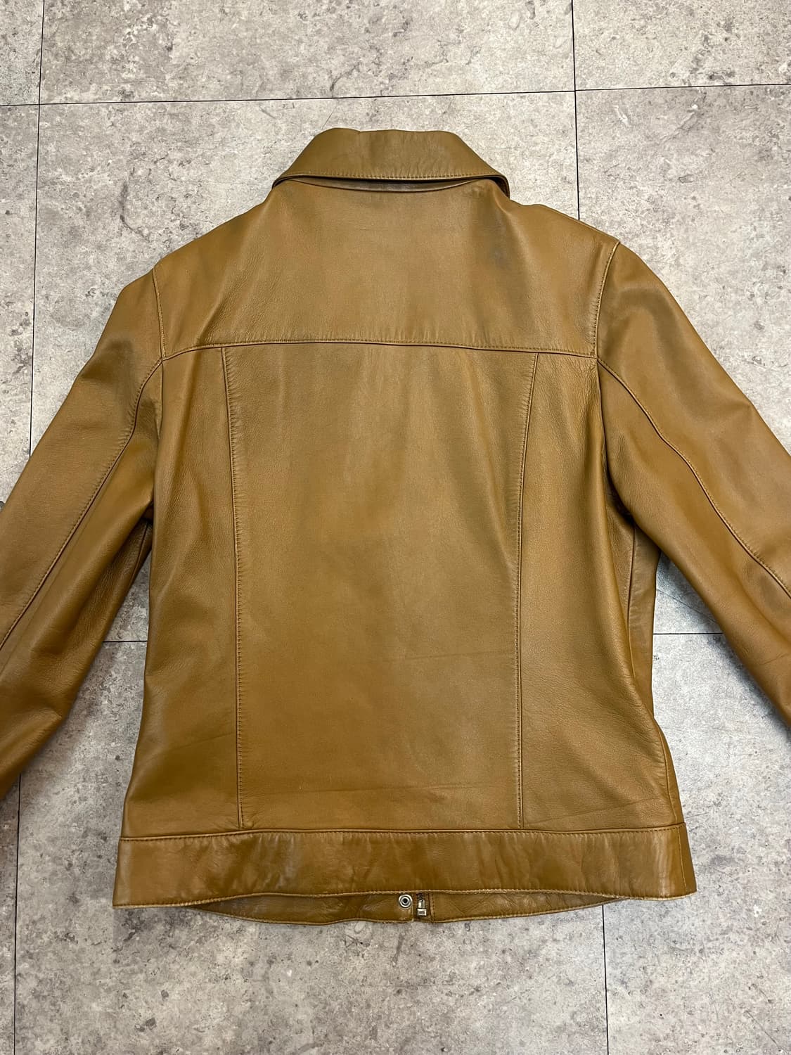 빈티지 양가죽 레더 자켓 브라운 #csz2880 상품이미지7