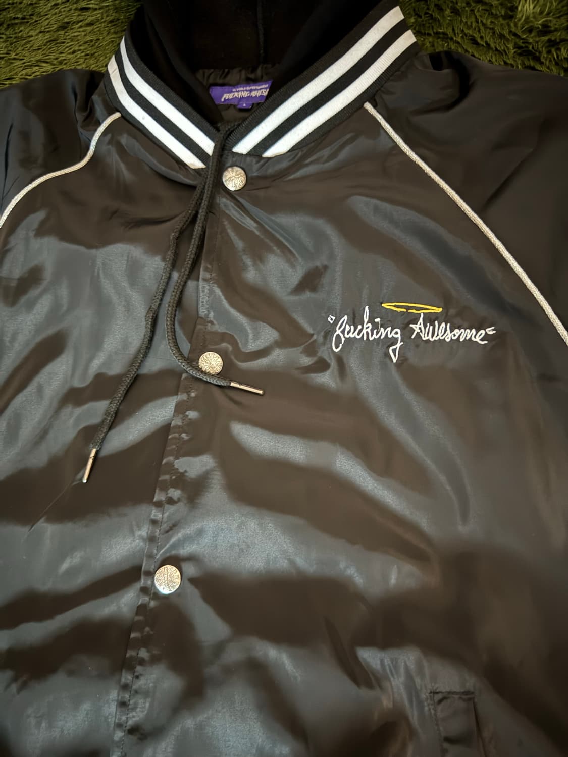 [L] 퍼킹어썸 R.I.P. BANDIT 라이트웨이트 스타디움 자켓 상품이미지4