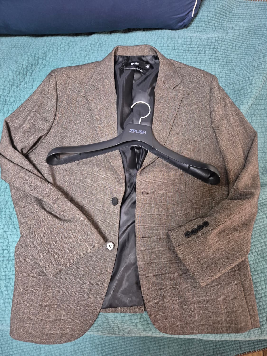 지플리쉬 체크 블레이저 상품이미지2