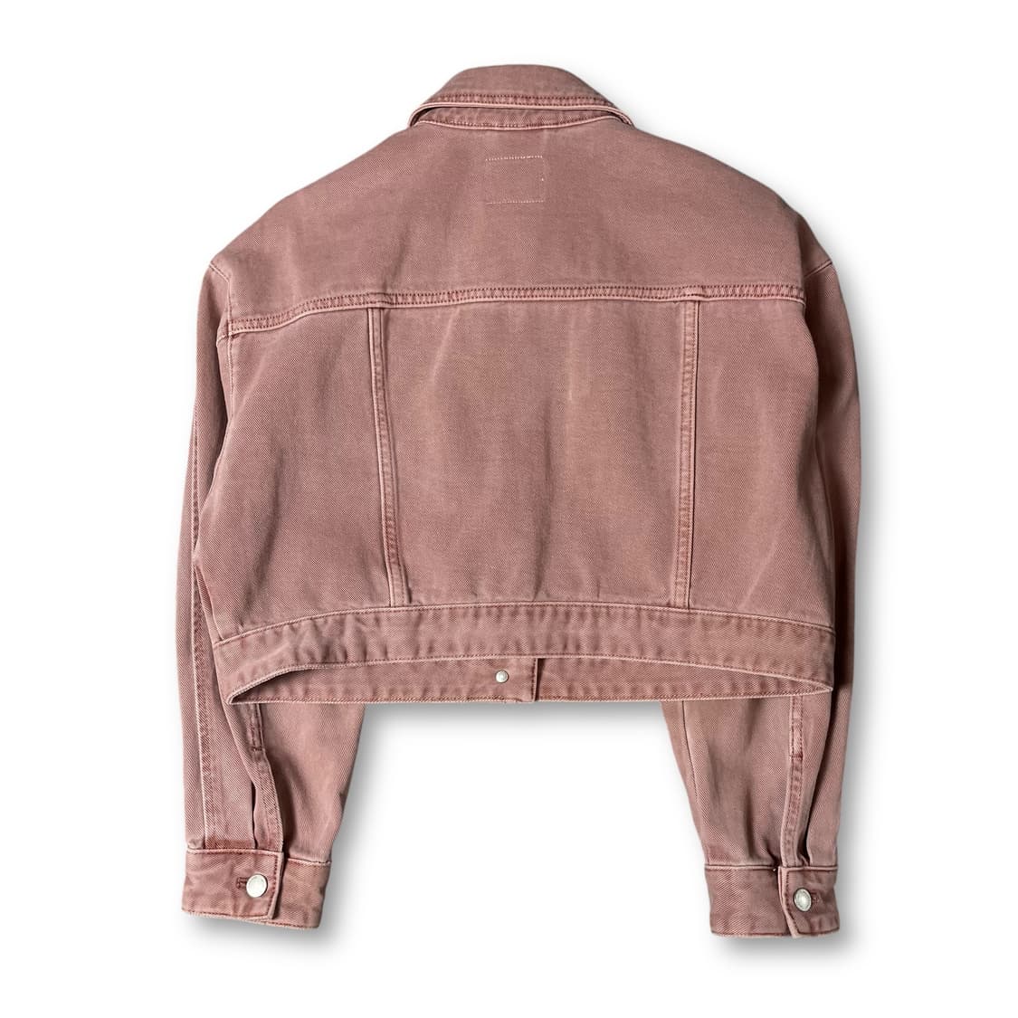 스파오 인디핑크 투포켓 크롭 데님 자켓 S 상품이미지2