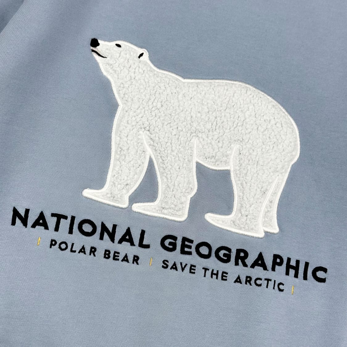 내셔널지오그래픽 와펜 라이트 블루 맨투맨 (L) 상품이미지3