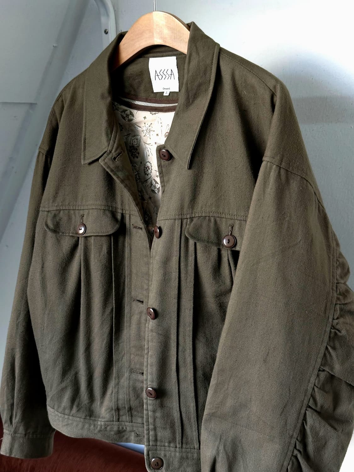 Natural cotton volume silhouette jacket 상품이미지1