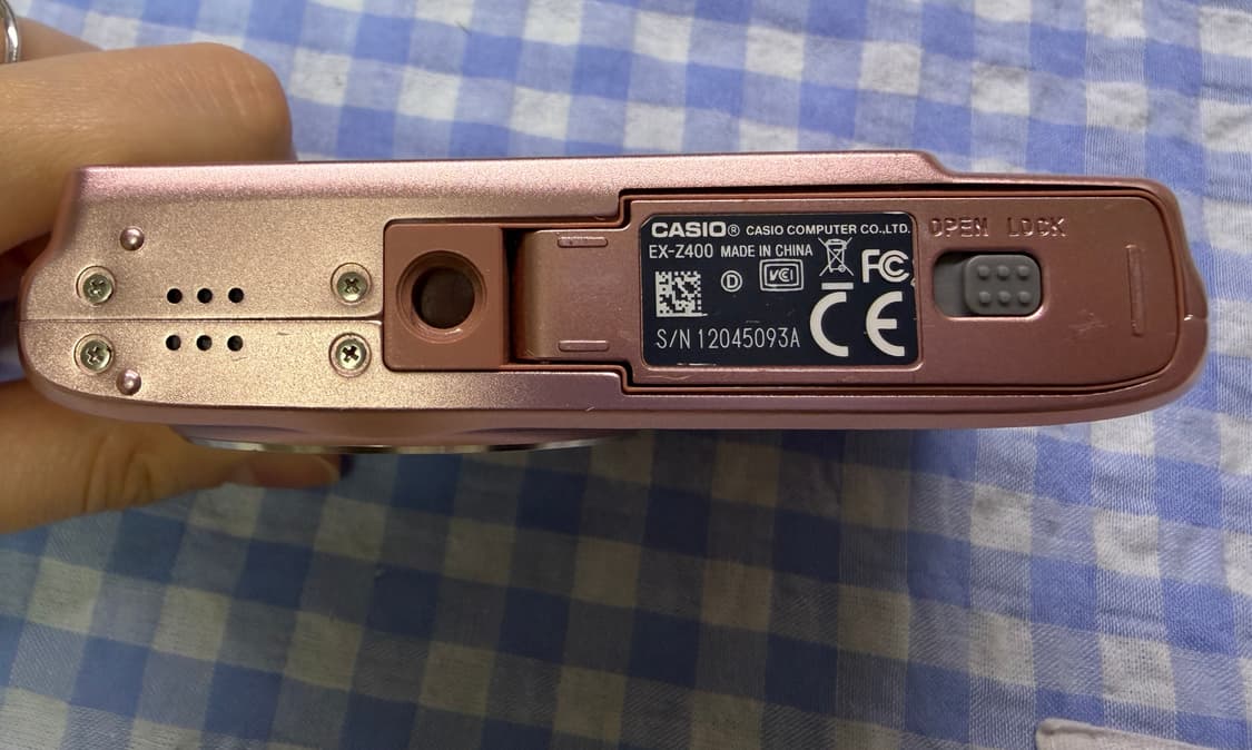 카시오 엑슬림z400 핑크(로즈골드) 상품이미지6