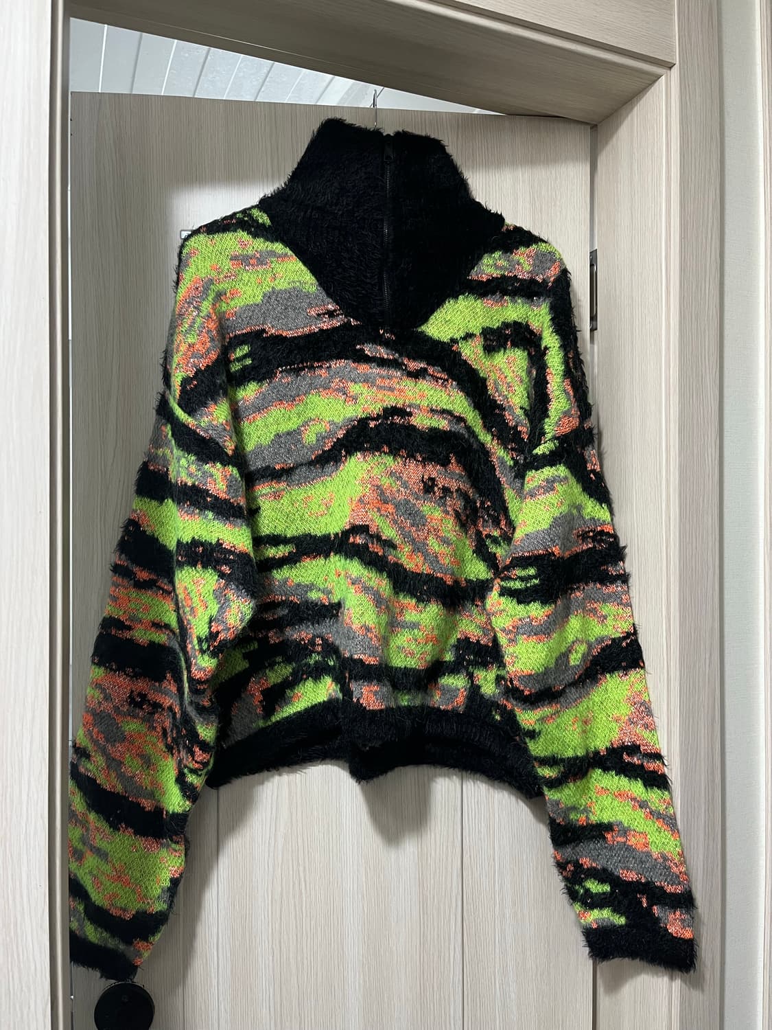 erl 이알엘 자카드 타이거 니트 L 상품이미지1