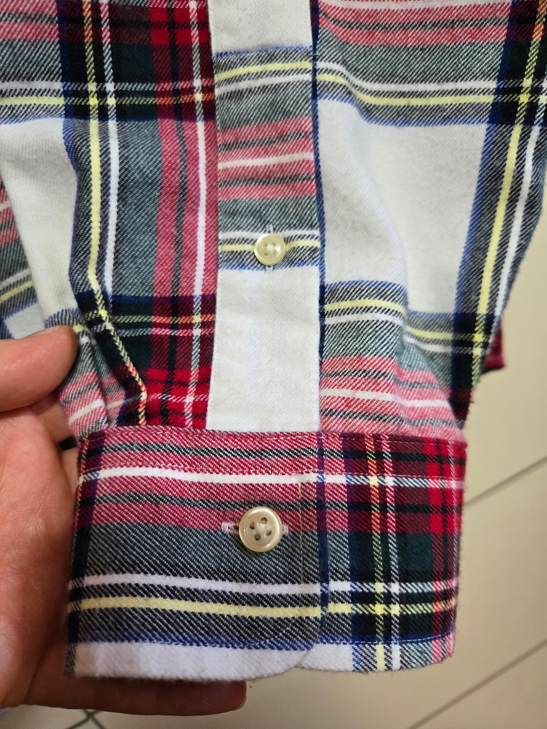 폴로 랄프로렌 정품 남성 체크 셔츠(가을,겨울 ) 상품이미지4