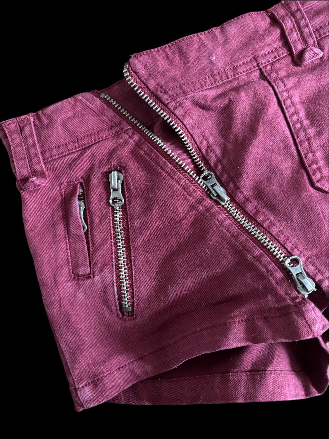 버건디 치마바지 반바지 쇼츠 상품이미지3