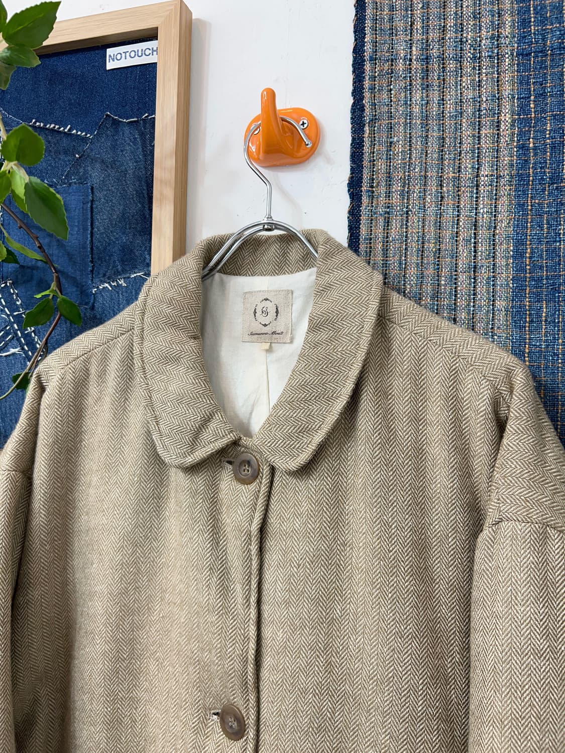 👧🏻SAMANSA MOS2  Herringbone Cocoon 상품이미지3