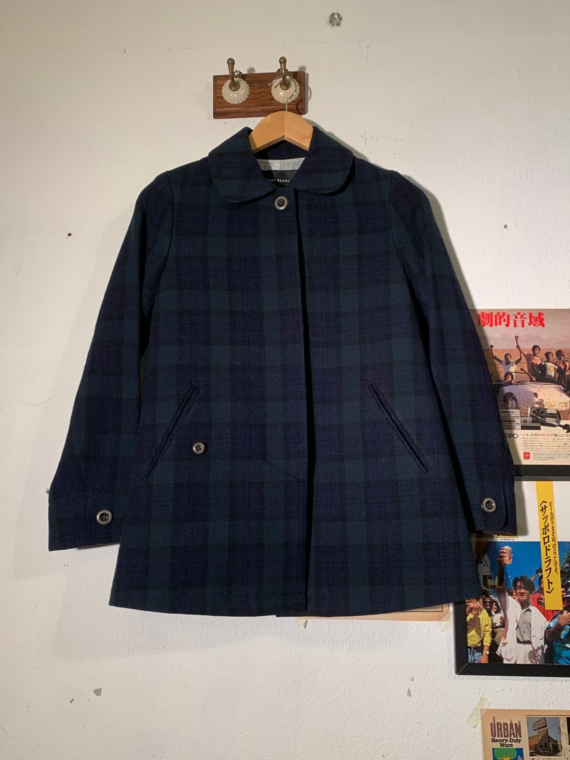 레이빔즈 타탄체크 자켓 상품이미지2