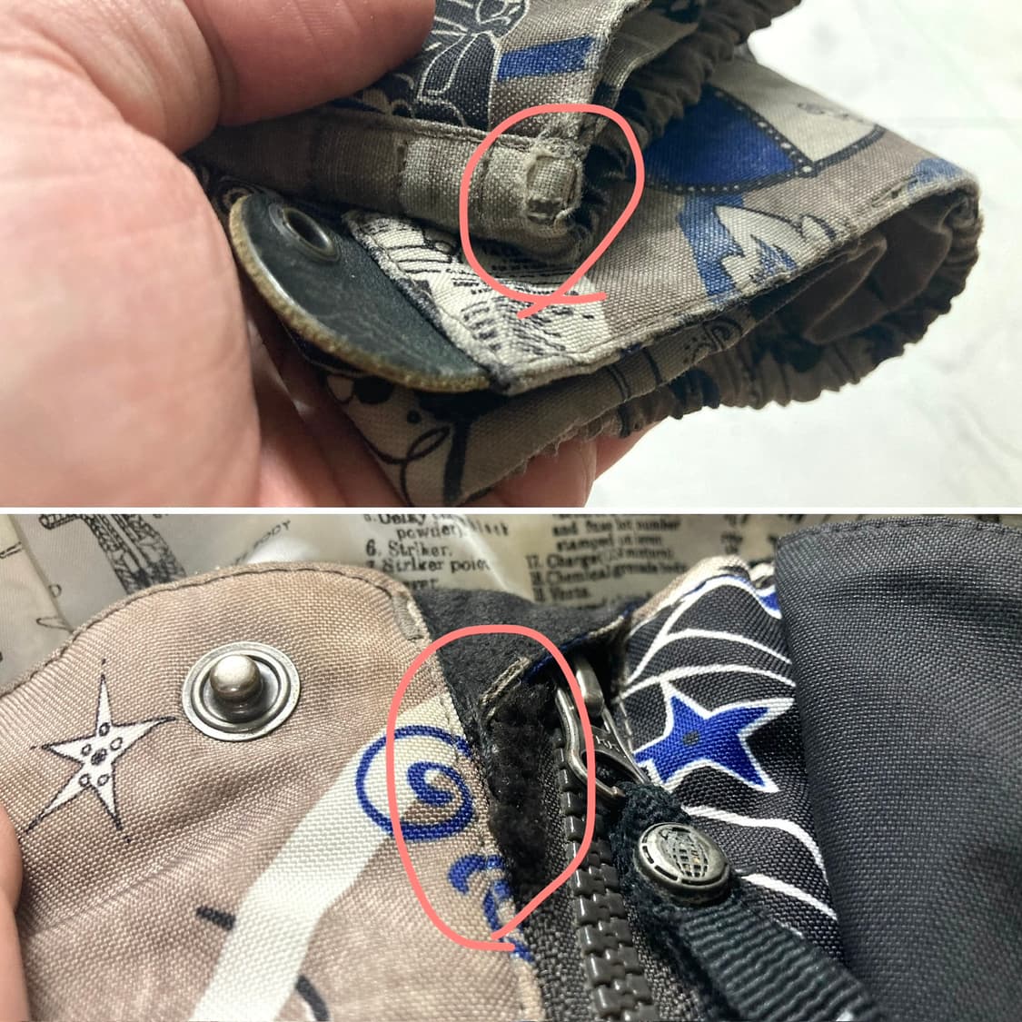 90s 그레네이드 grenade 오버핏 스키 보드 자켓 110-115 상품이미지10