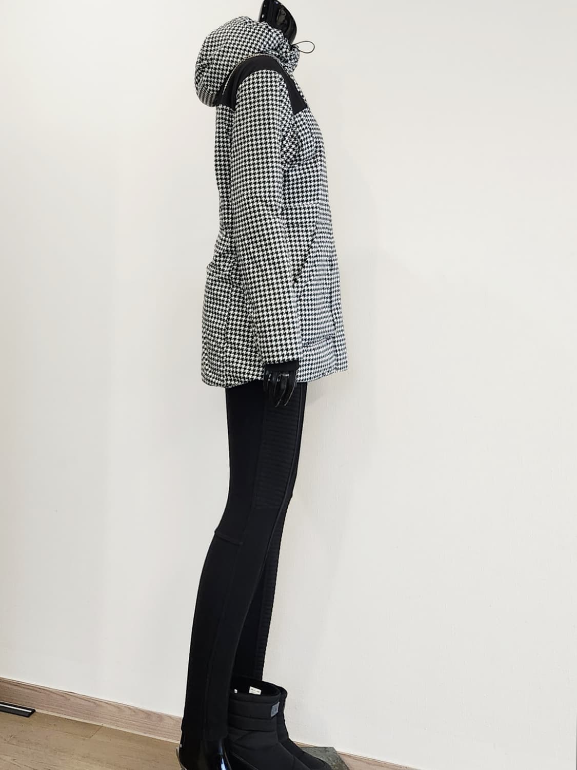 체크 패딩점퍼  상품이미지4