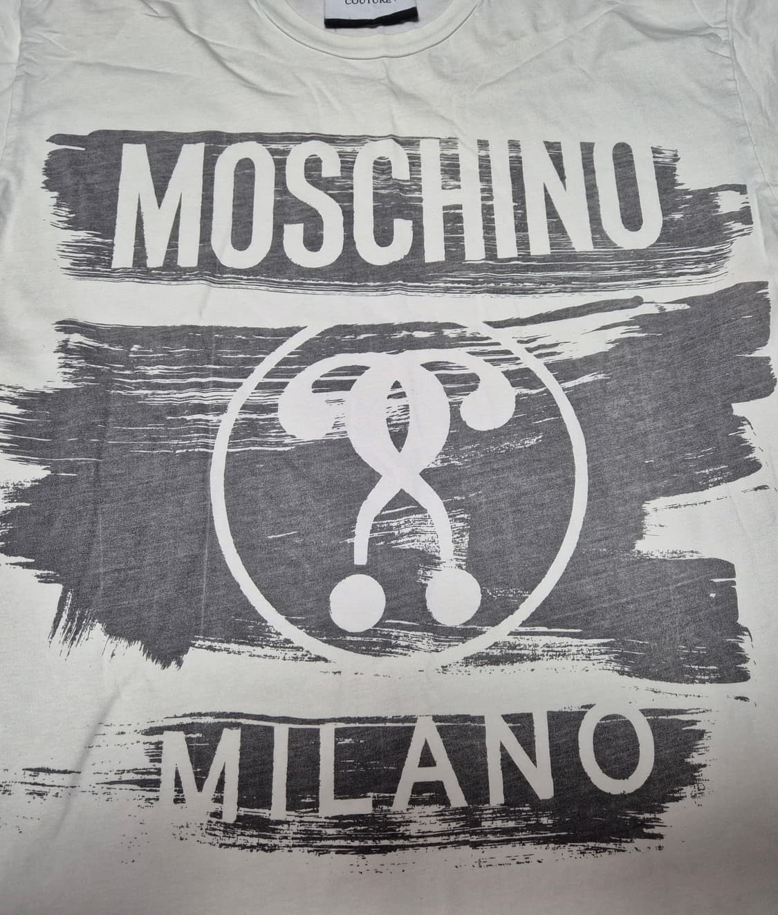 [L]모스키노 밀라노 반팔티 화이트 상품이미지2