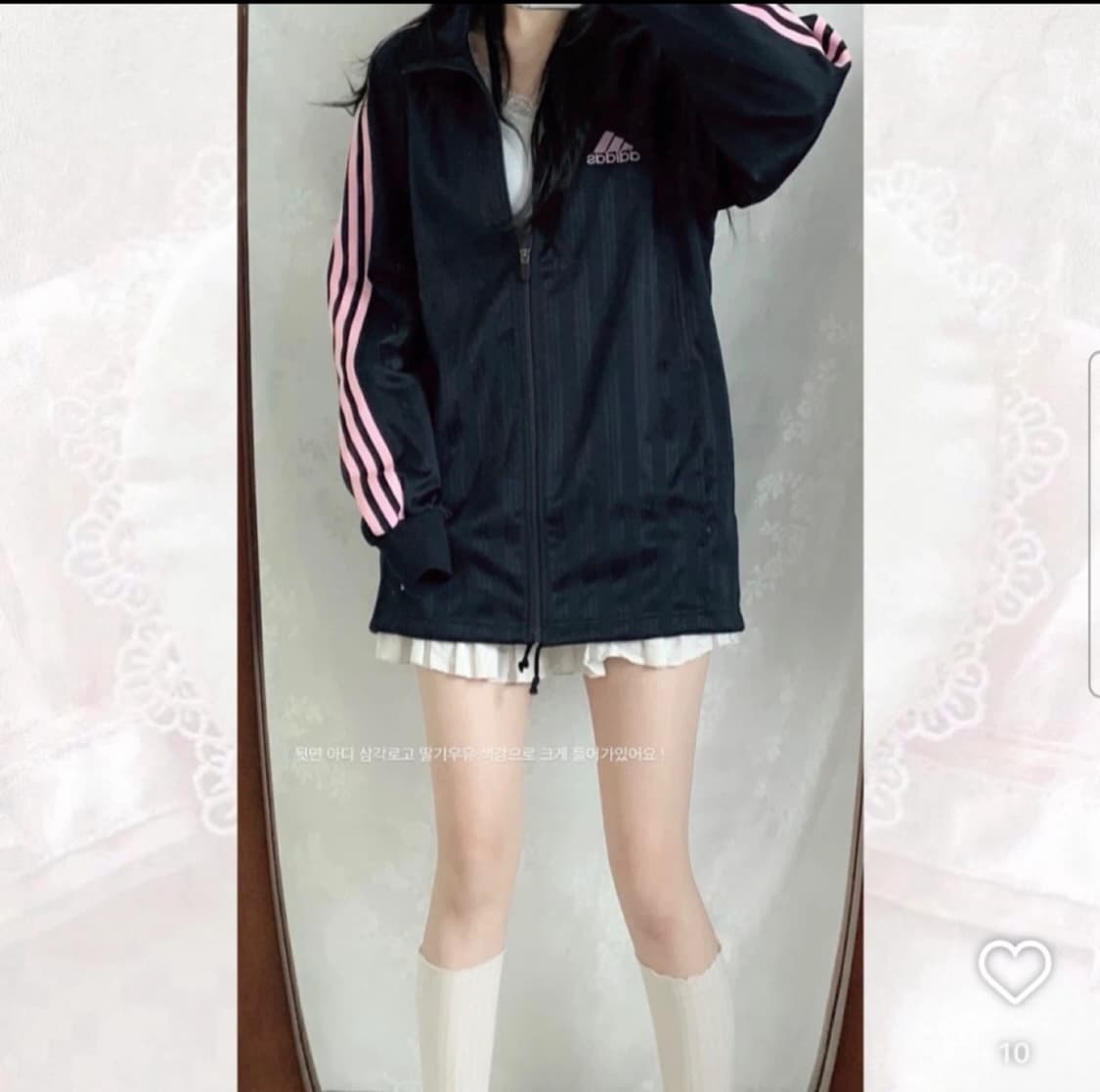 아디다스 재팬 핑크로고 트랙탑 져지 자켓 상품이미지2