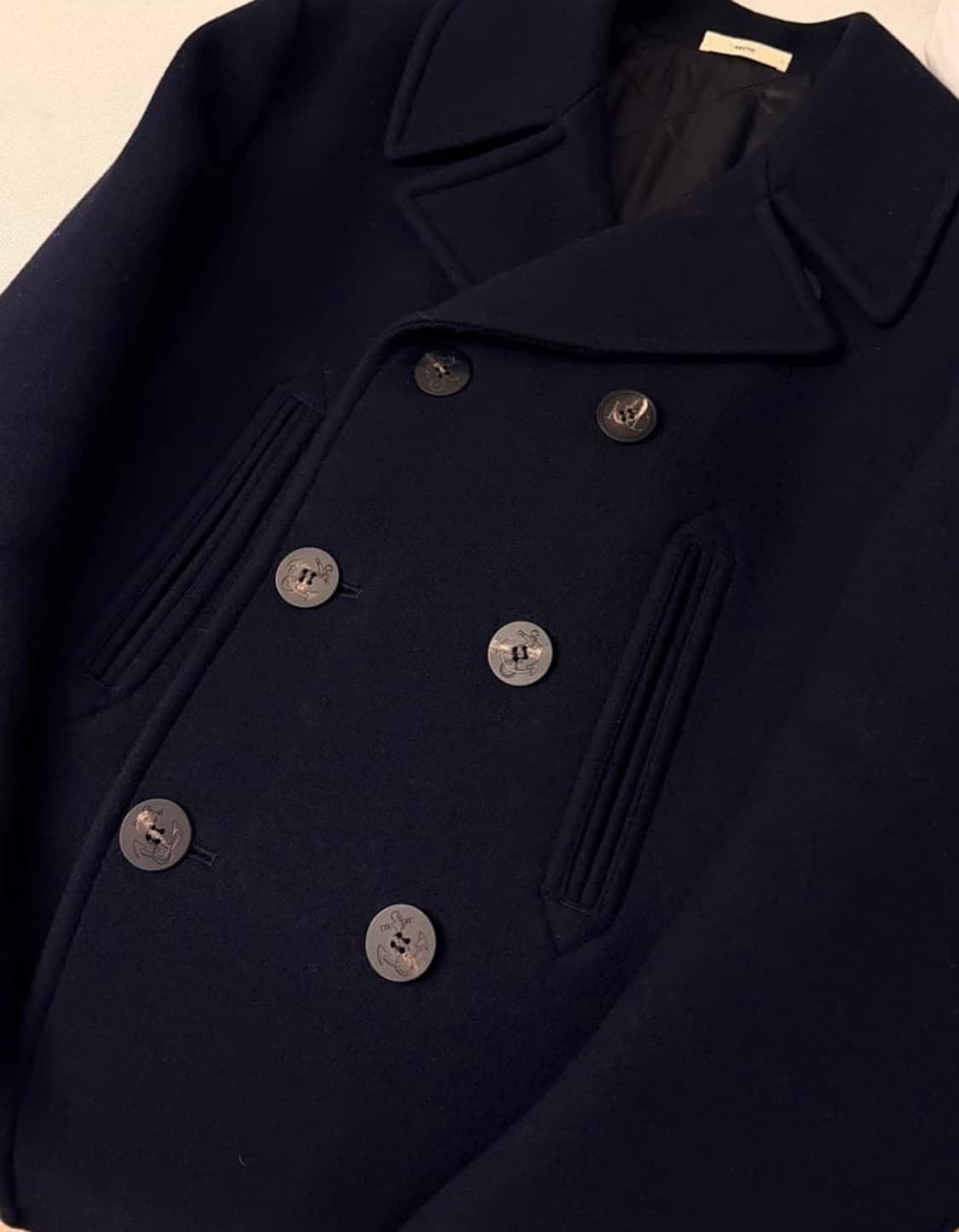 렉토 네이비 피코트 M 상품이미지3