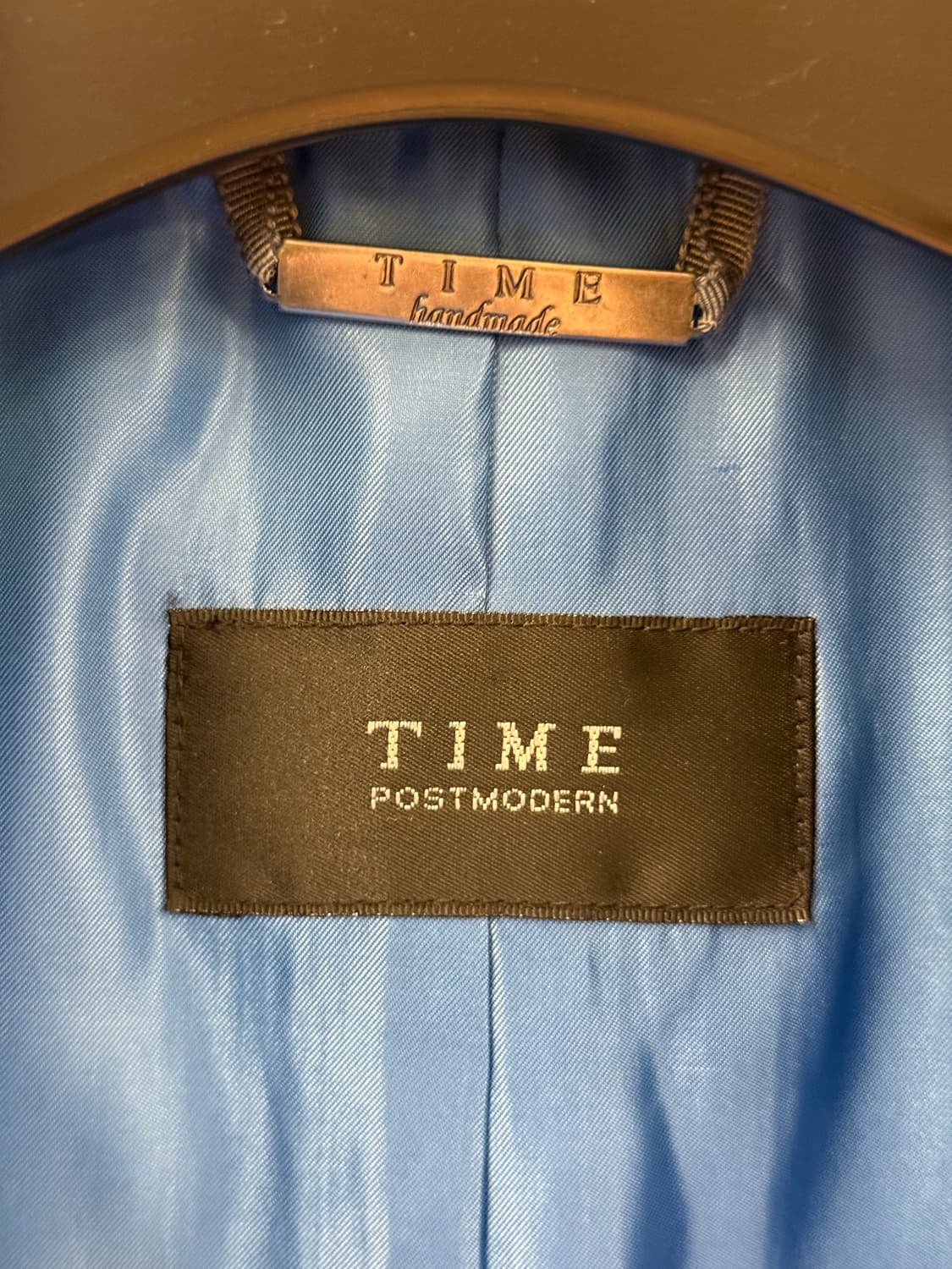 Time 파란색 더블코트 L 상품이미지4