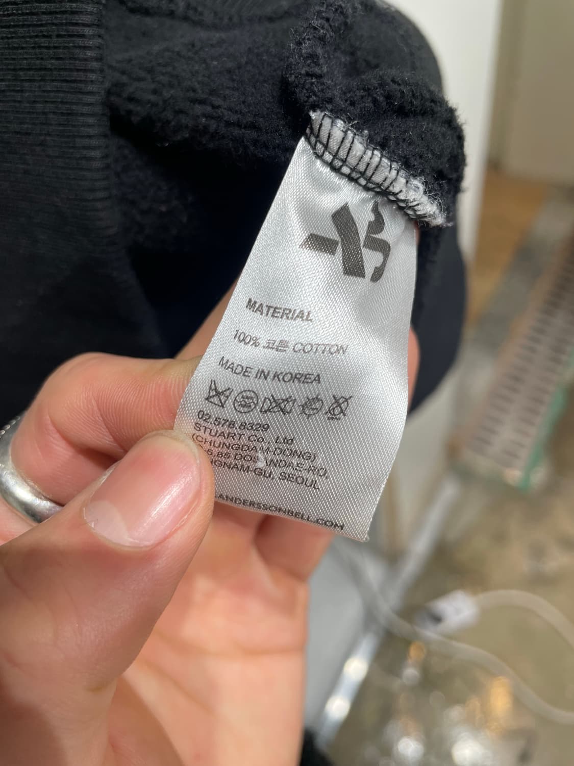 앤더슨벨 크래픽 후드티  상품이미지8