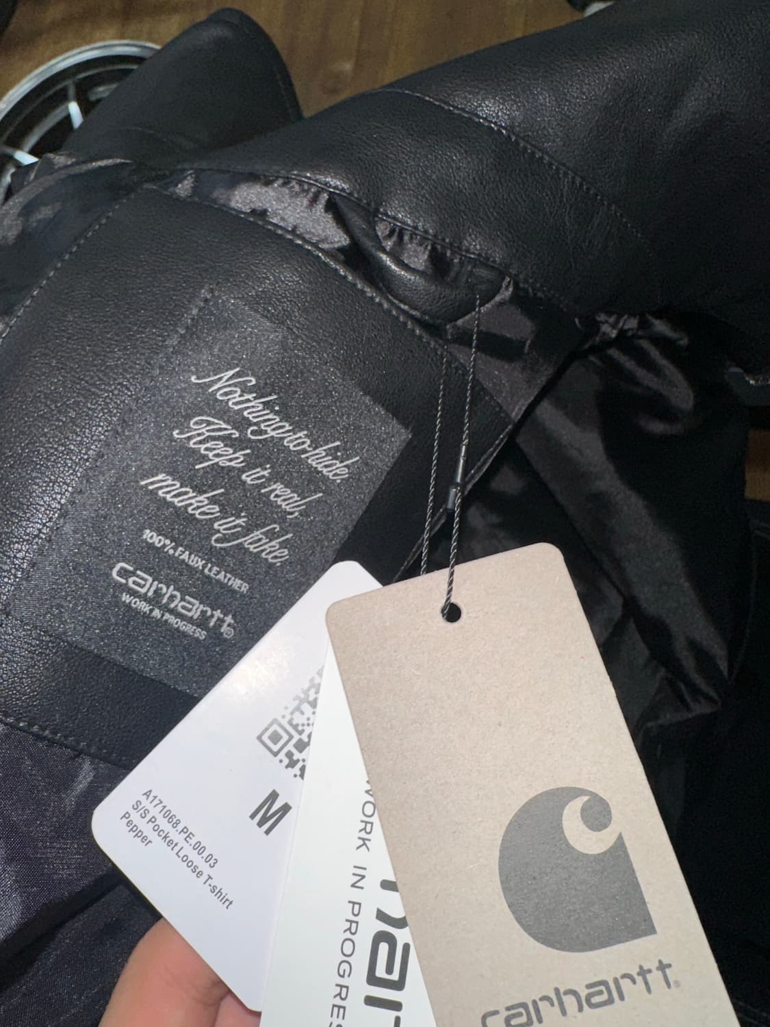 칼하트 윕 디트로이트 레더 자켓 상품이미지3