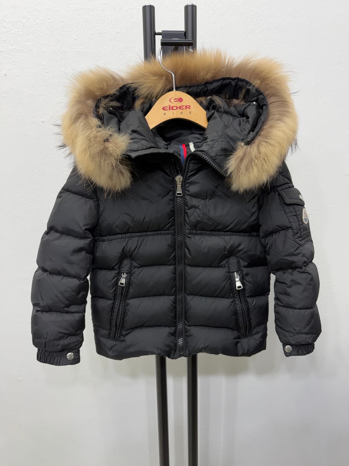 정품) 몽클레어 키즈 뉴바이런 패딩 점퍼 퍼 후드 4Y 상품이미지1