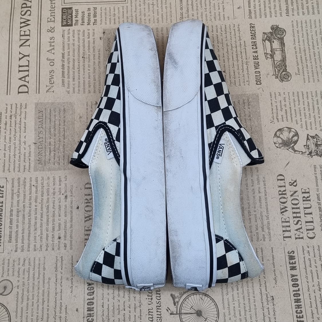 반스 체커보드 리프트 여성슬립온 230 상품이미지5