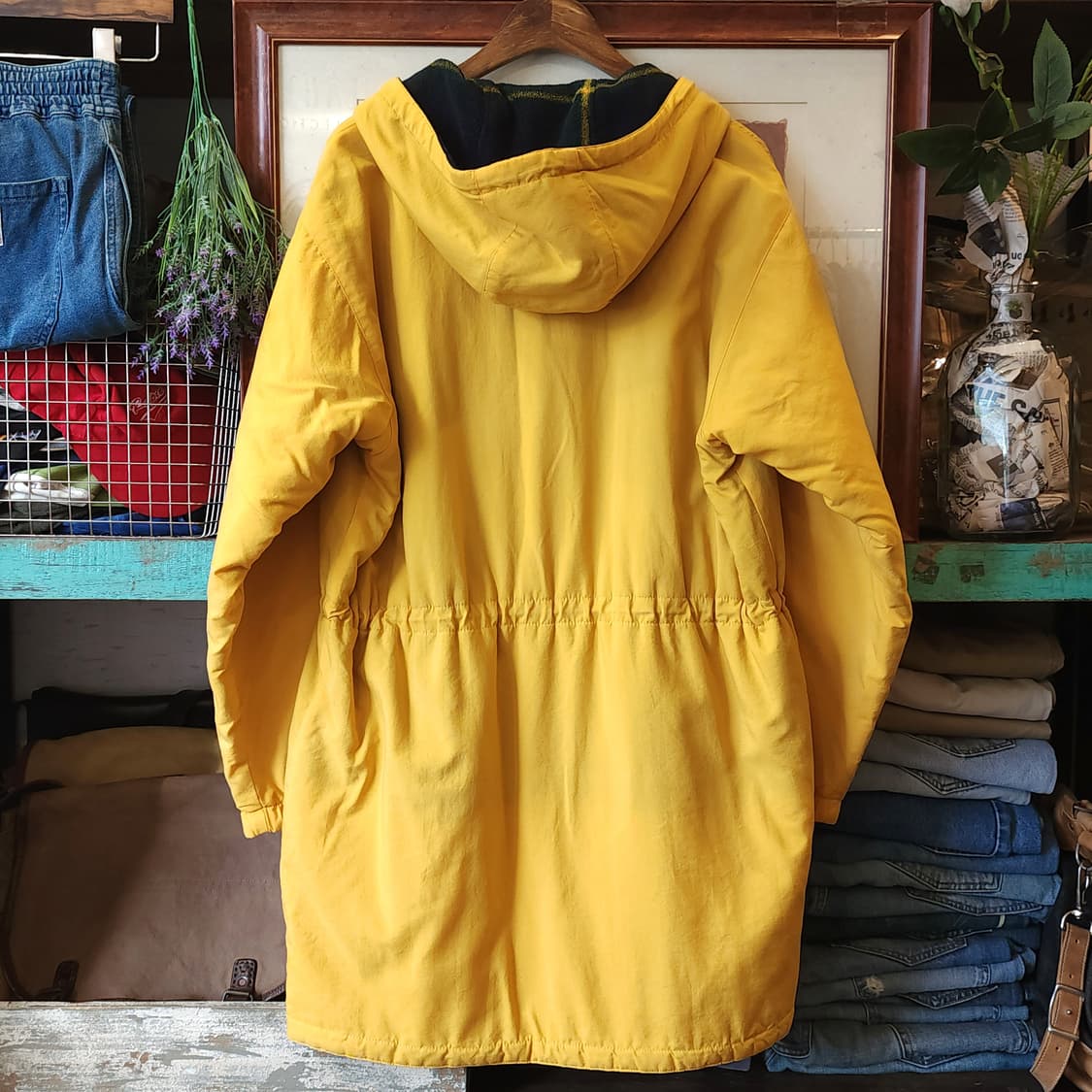 90s 폴로 랄프로렌 마운틴 파카 플리스 라이닝 후드 파카 M 상품이미지3