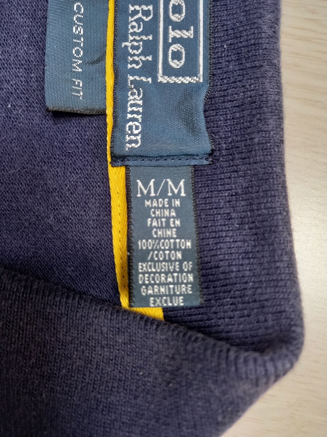 M95 POLO RALPH LAUREN 반팔셔츠 네이비 M-10 상품이미지5