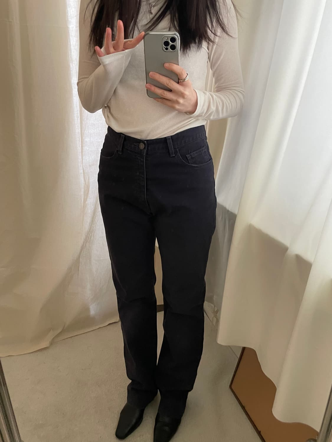 vintage ET-BOITE straight pants 상품이미지6