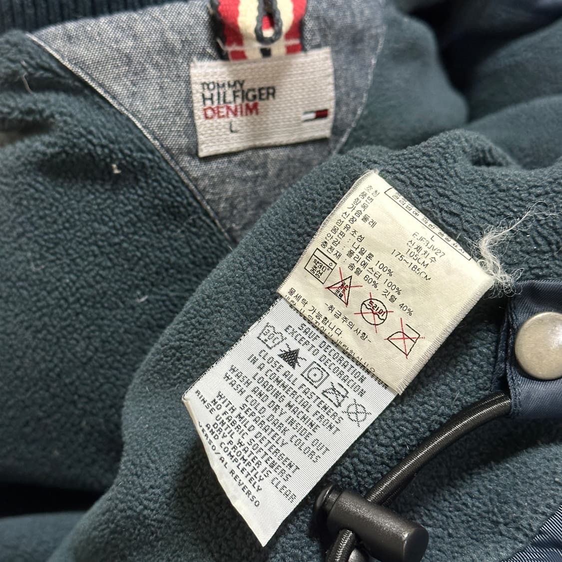 타미힐피거 데님 다운 패딩 조끼 상품이미지6