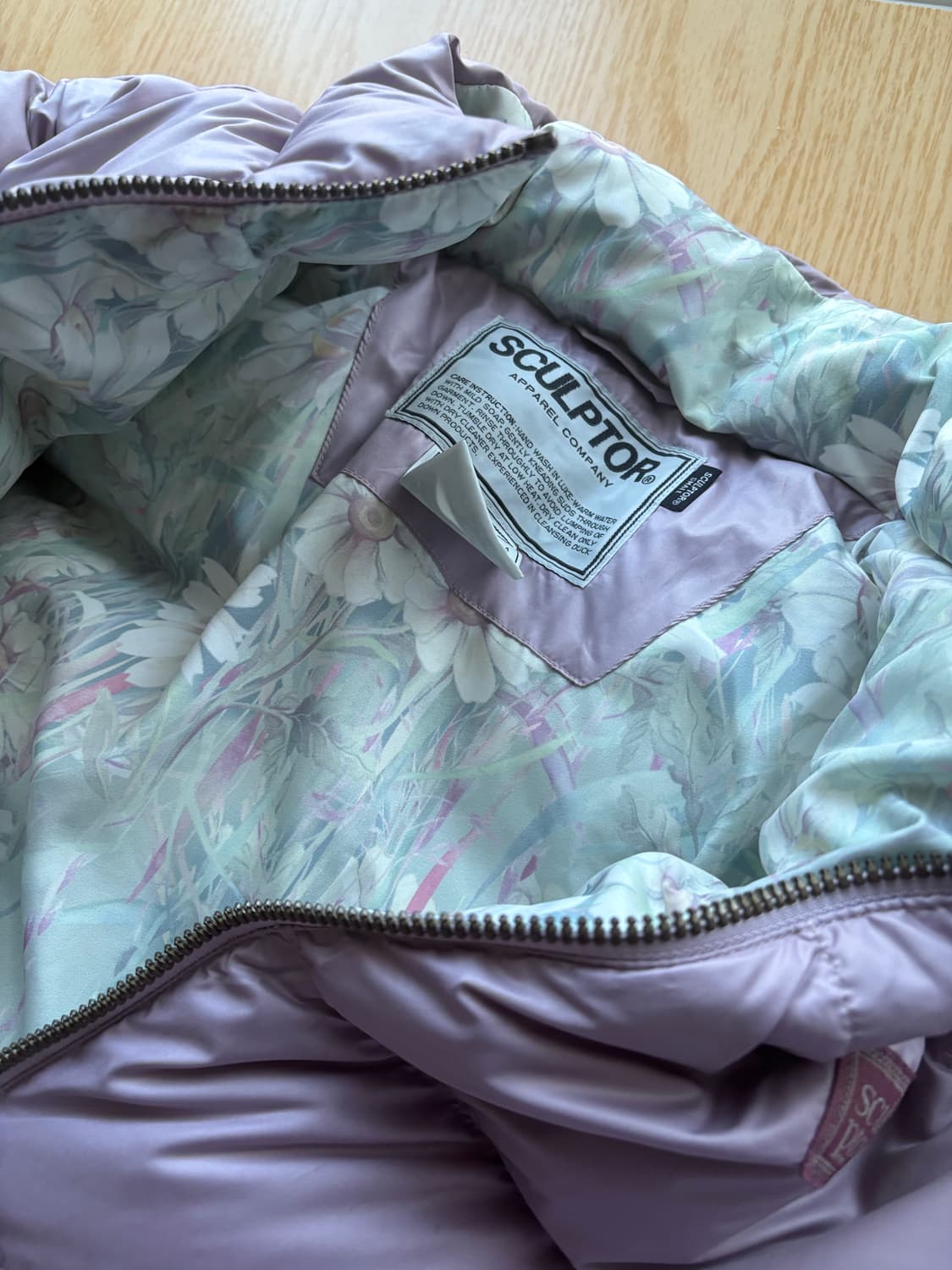 스컬프터 숏패딩 라벤더 S 상품이미지4