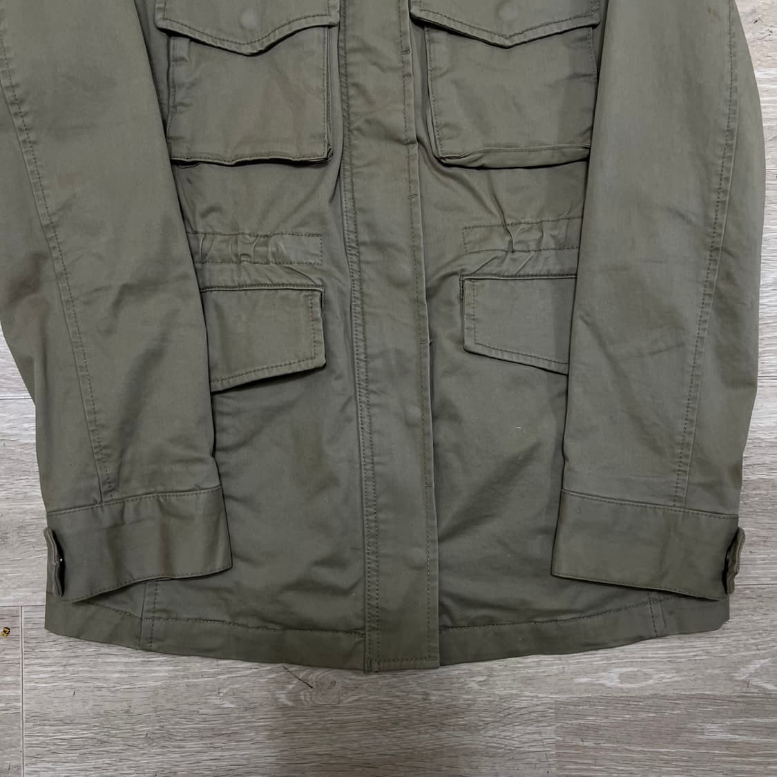 타미힐피거 데님 스몰플래그 포켓 M65 야상자켓 [카키 브라운] S/90 상품이미지3