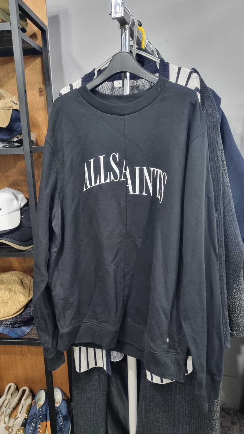 allsaints(올세인츠) 검정색 스웻셔츠 국내100~105(표기s)  상품이미지1