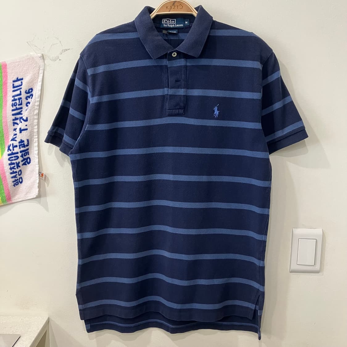 651 폴로 스트라이프 카라 반팔 pk 상품이미지1