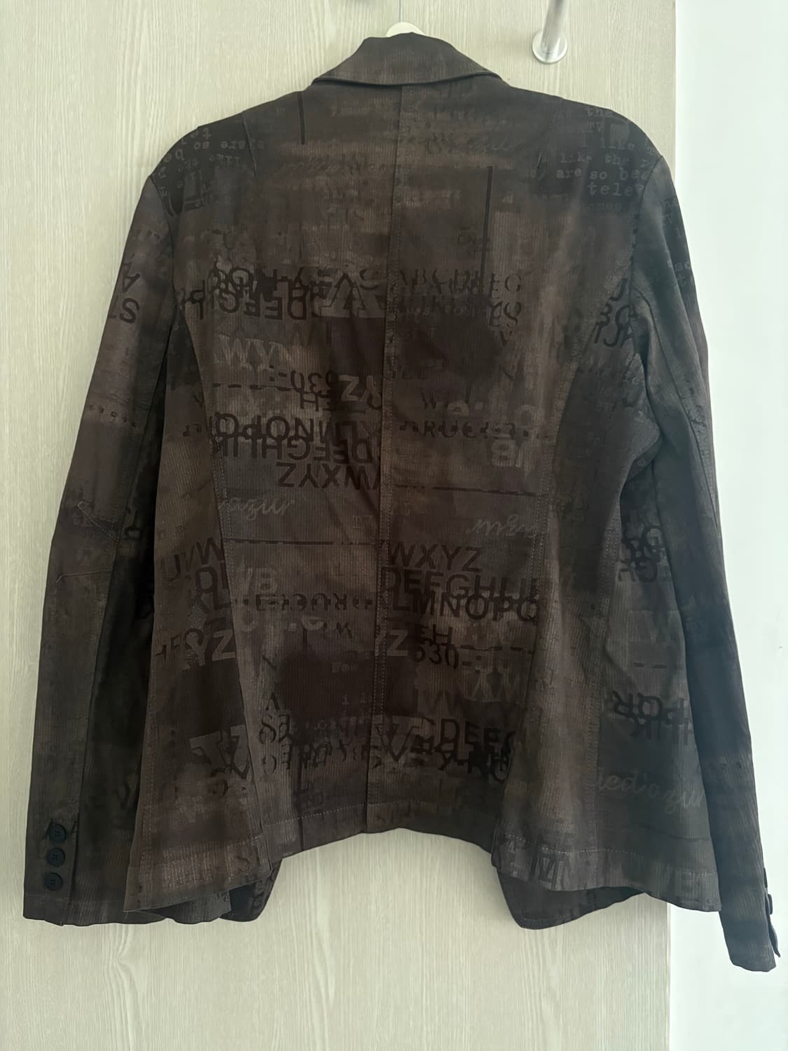 Washed Cotton lettering jacket 상품이미지2