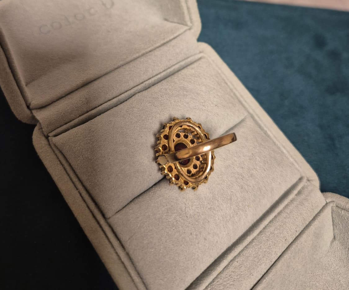 가넷 반지 (빈티지, 10호~10호반, s925, 퀄리티 진짜좋음) 상품이미지5