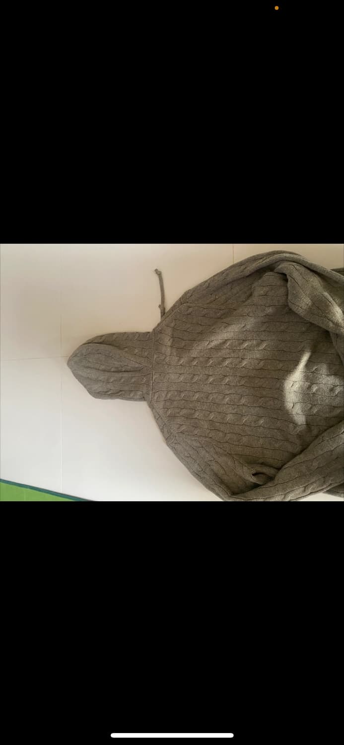 폴로 케이블 니트 후드 상품이미지2