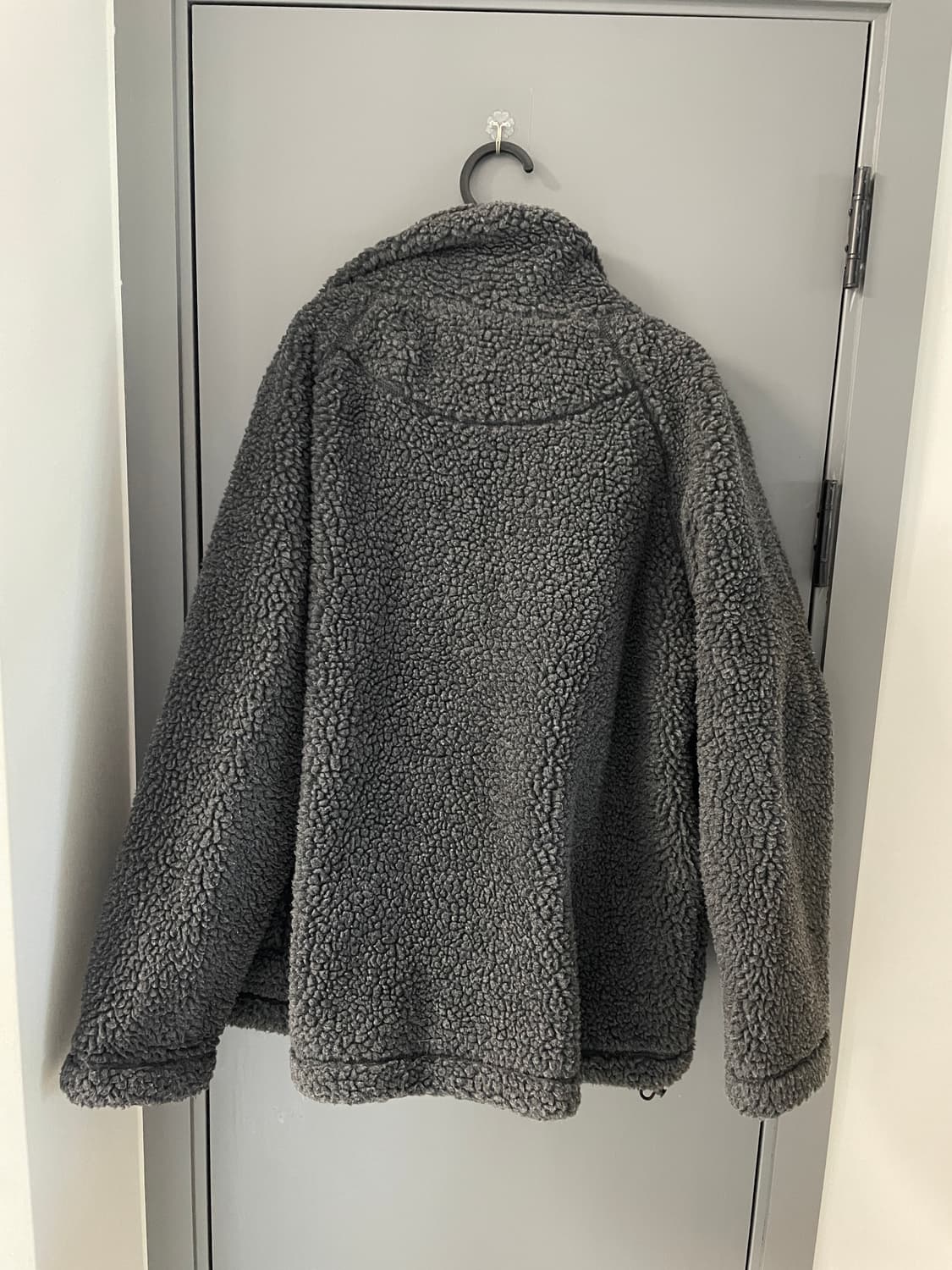 PVCS 플리스 점퍼 진회색 상품이미지2