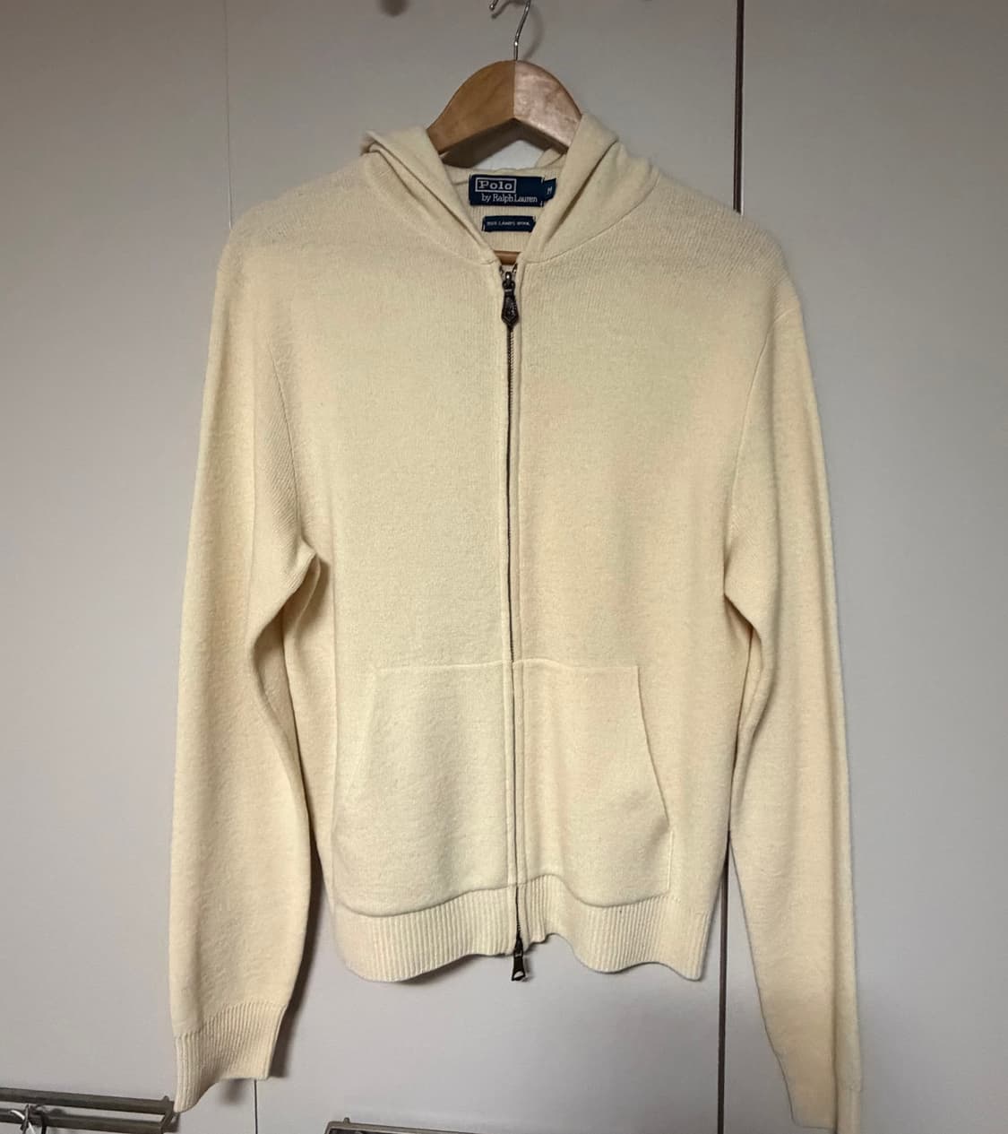 8-90s 랄프로렌 빈티지 니트 집업 (램스 울100) 상품이미지3