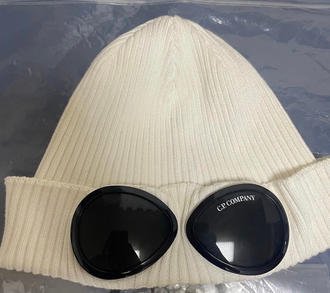 CP컴퍼니 고글 비니 아이보리(크림)  상품이미지1