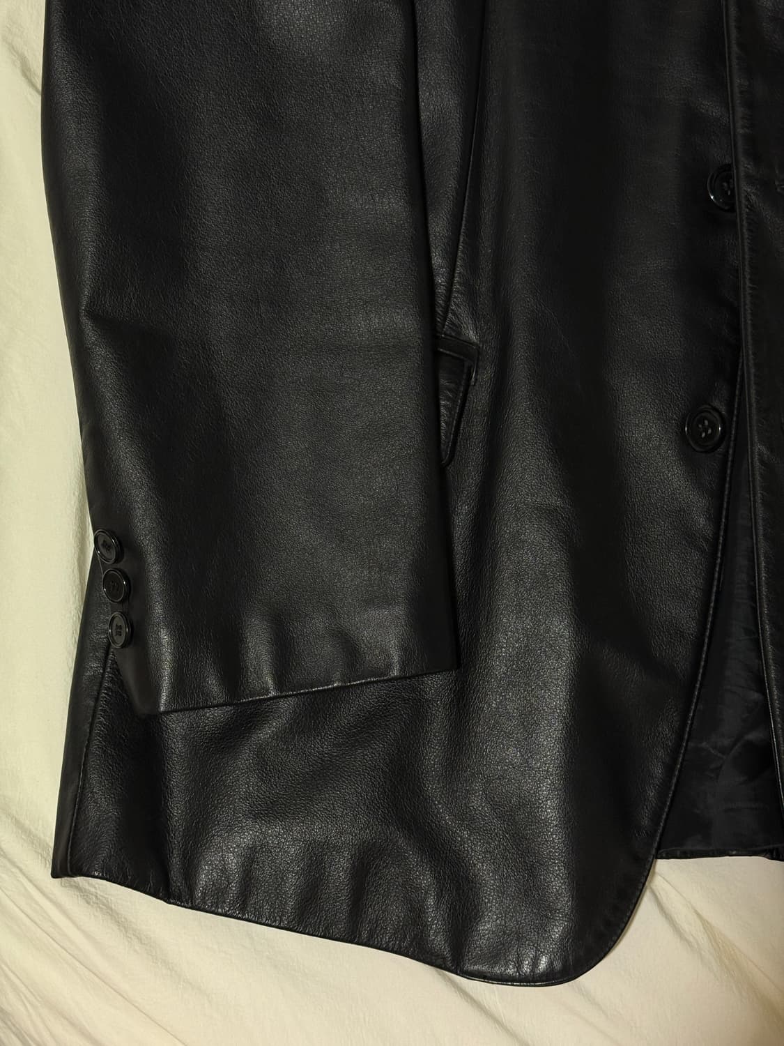 리얼 레더 블레이저 상품이미지3