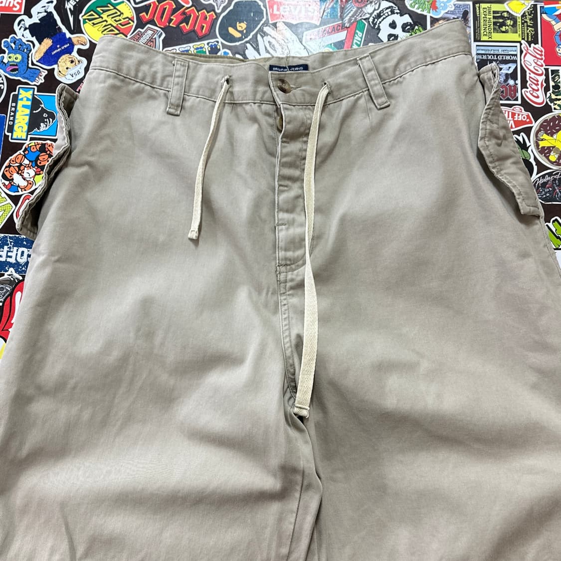 90s Wu wear 우 웨어 우탱클랜 코튼 팬츠 31 상품이미지3