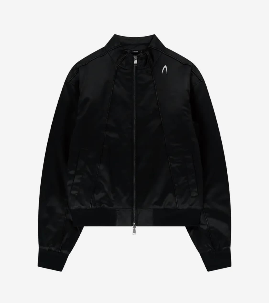 아캄 파이핑 레더 자켓 상품이미지1