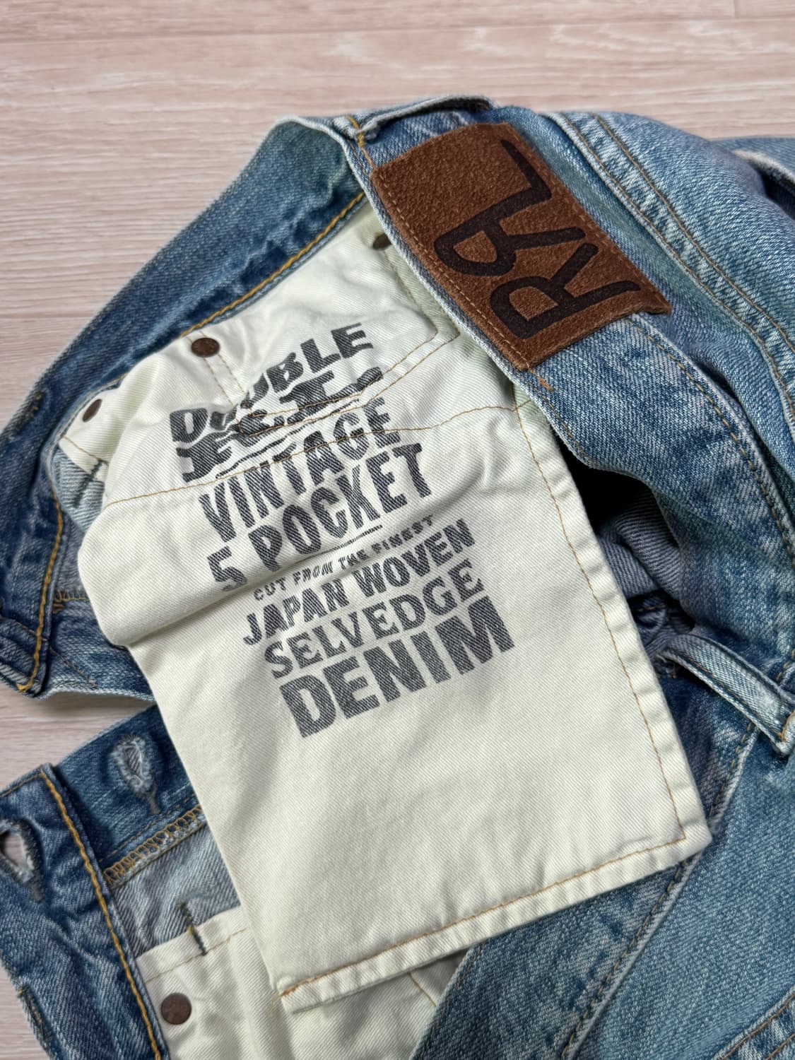 RRL 이스트웨스트 파이브 포켓 워시드 데님 상품이미지4