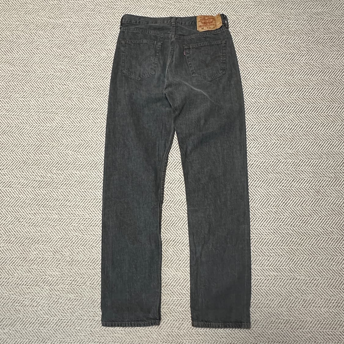 LEVI'S 501 washed black denim pants 상품이미지2