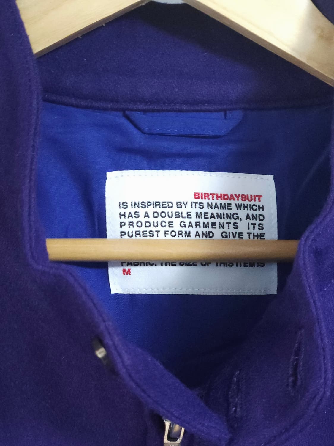 벌스데이수트 울 해링턴 자켓 상품이미지3