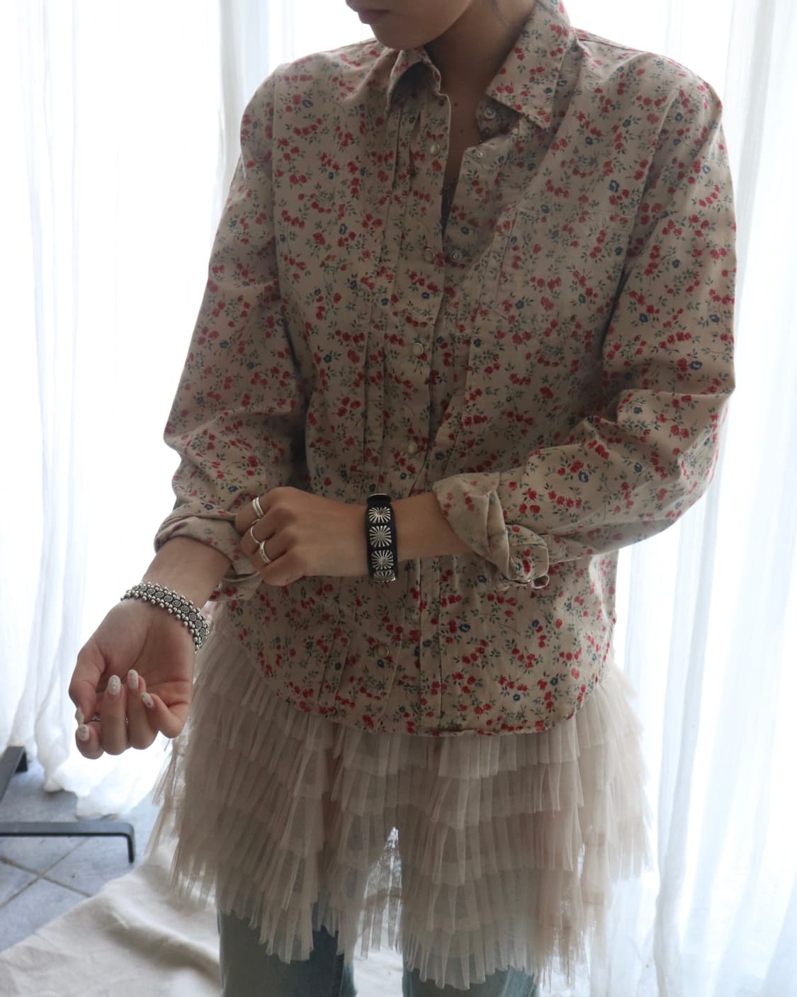 [LaurenRalphLauren] Country Floral Shirt 상품이미지3