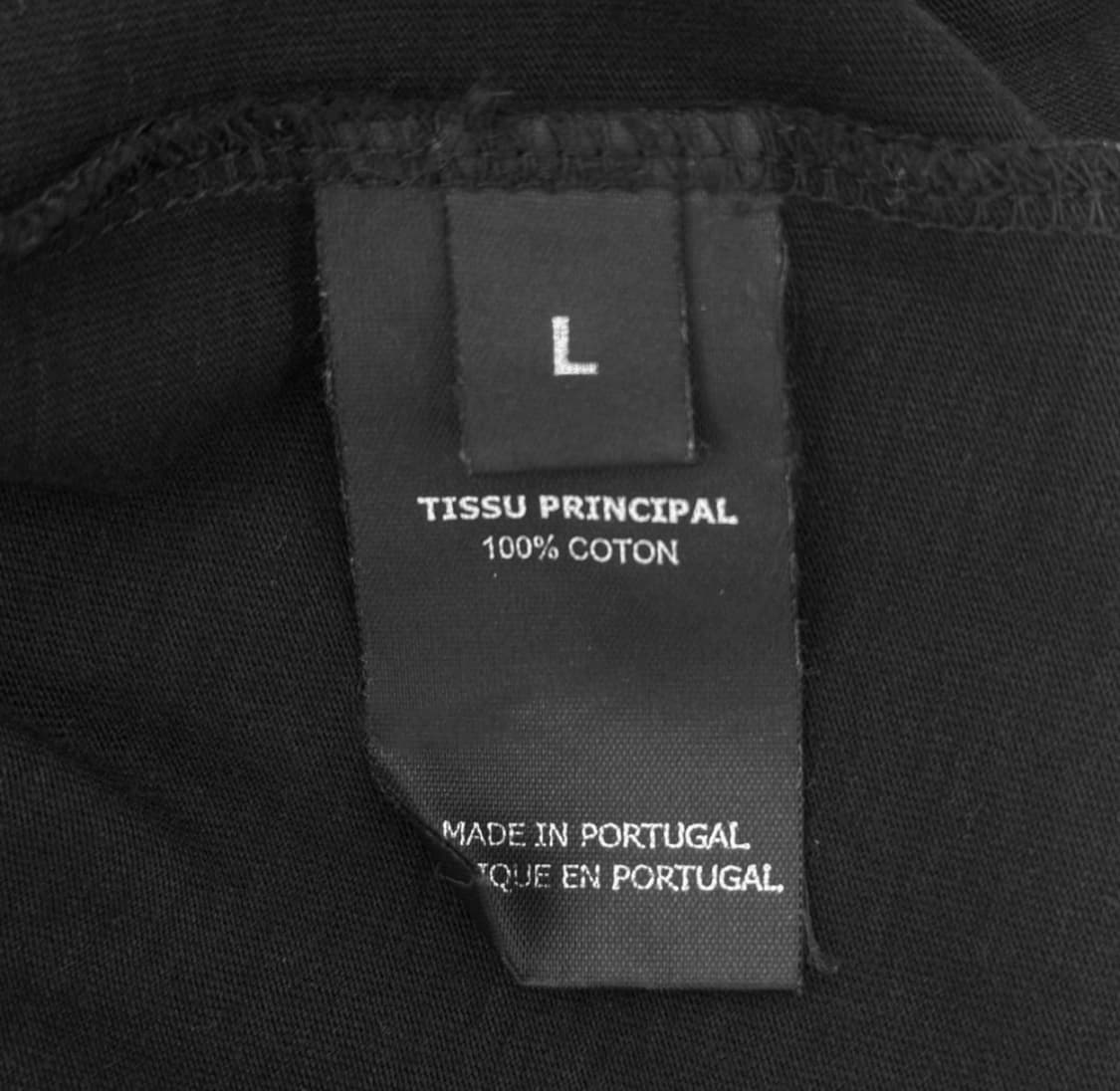 [L] 베트멍 남성 아이코닉 백로고 반팔 티셔츠 블랙 UA52TR240B 상품이미지8