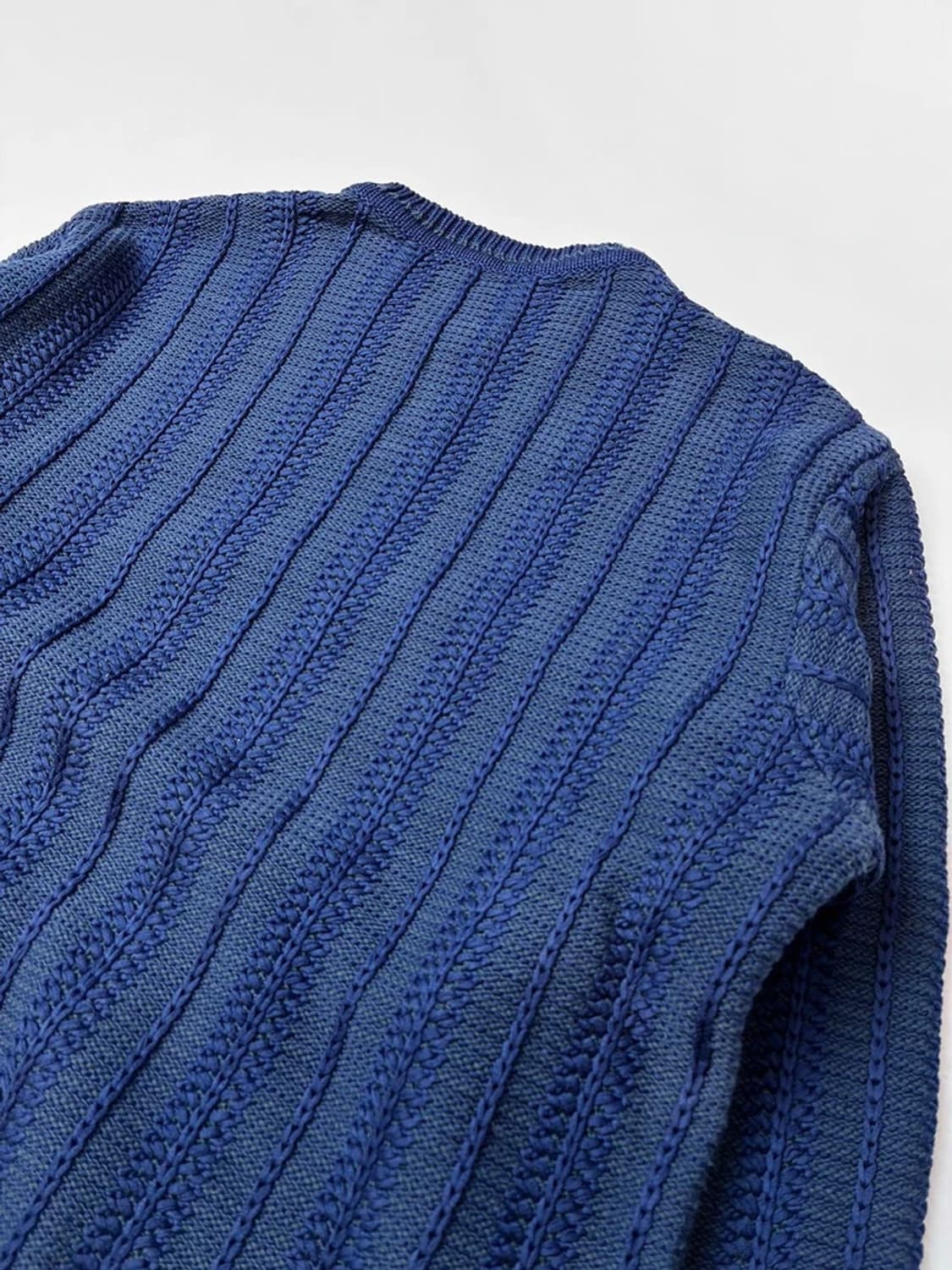 폴스튜어트 케이블 헤비 크롭 코튼 니트 PN5386 상품이미지4